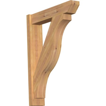 Ekena Millwork Funston Slat Smooth Outlooker, Western Red Cedar, 5 1/2"W x 24"D x 32"H OUT06X24X32FST06SWR